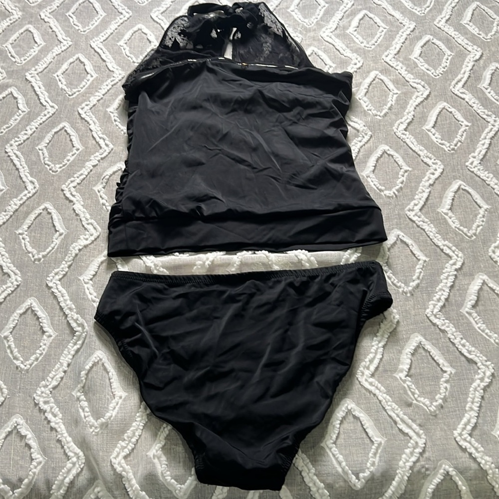 Anita Naithani For Boston Proper Black Tankini You Get The Best Of Both World's View 3